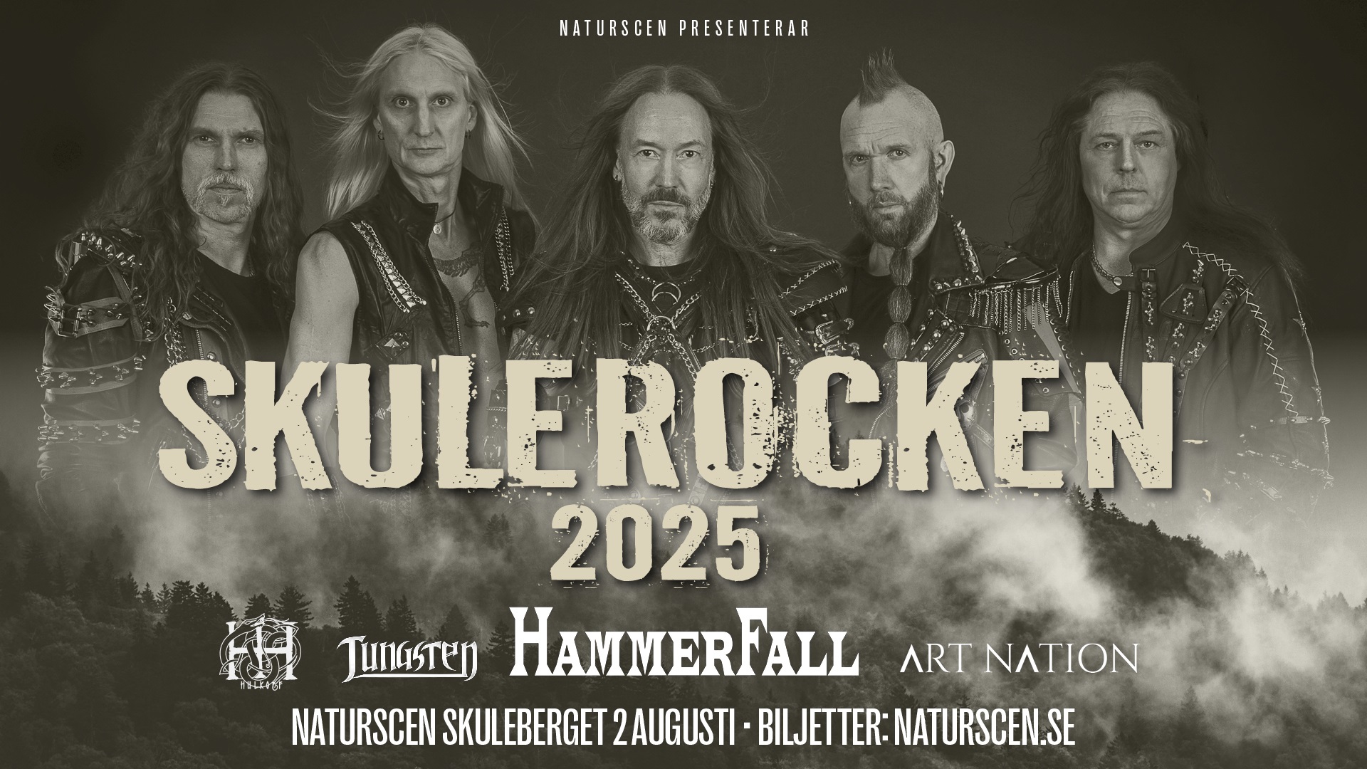 Skulerocken 2025 på Naturscen Skuleberget - bussresa